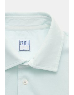 Fedeli polo granito north manga corta azul pastel 2