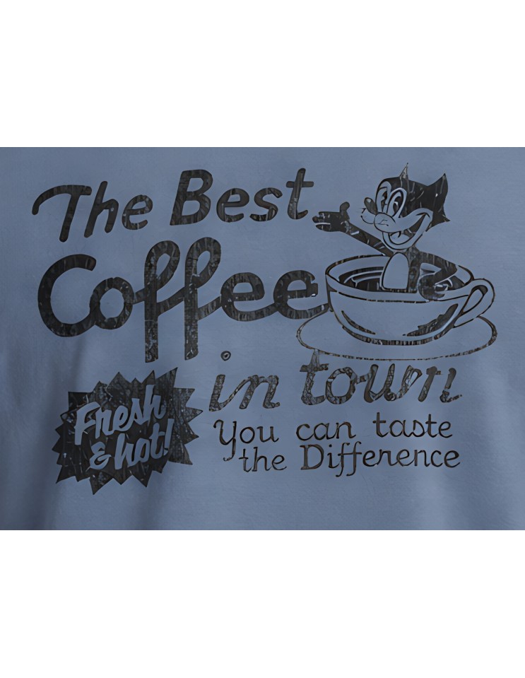 BOWERY Camiseta Best Coffe azul