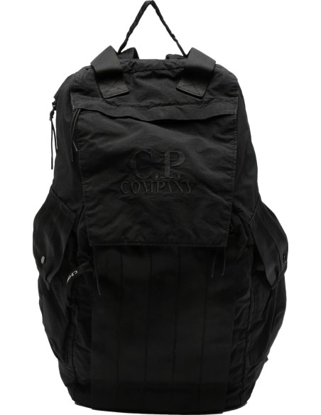 C.P.Company Mochila Plain Paper Touch Mixed Negro