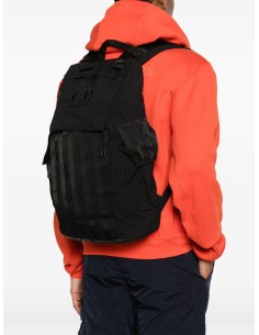 C.P.Company Mochila Plain Paper Touch Mixed Negro 2
