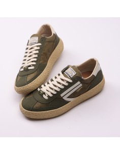 PURAAI zapatilla vegana nailon vintage color alga 2