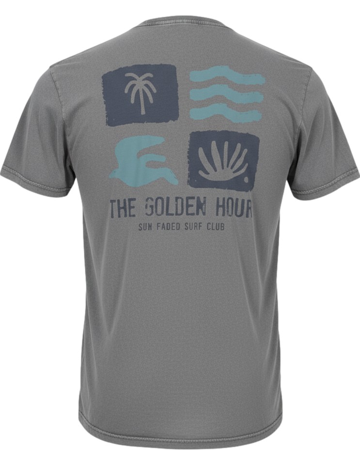 BOWERY Camiseta The Golden Hour gris | Almirante Seis Madrid