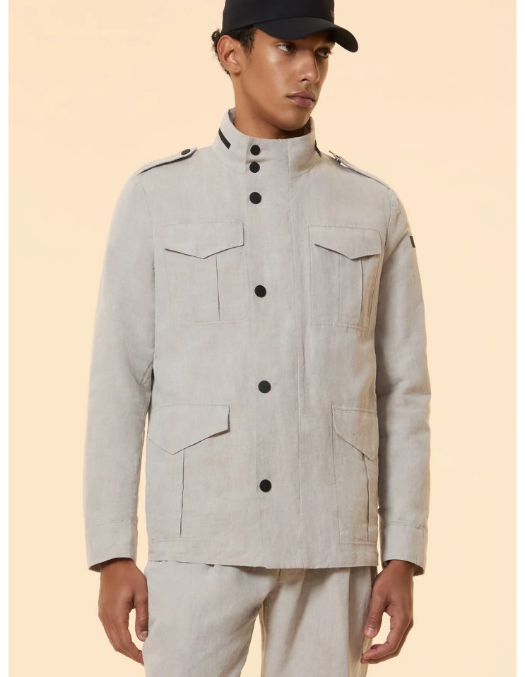 Field jacket en lino algodón de RRD