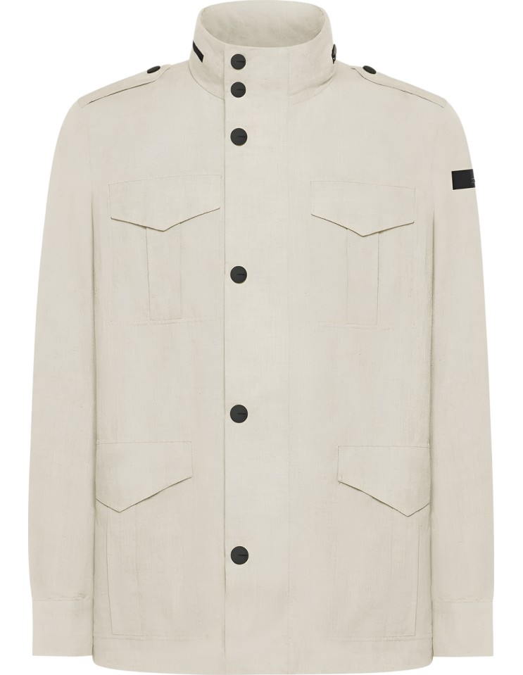 Field jacket en lino algodón de RRD