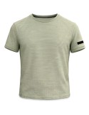 RRD Field Camiseta Striton seersuker verde claro