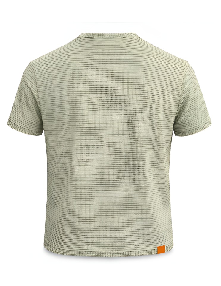 RRD Field Camiseta Striton seersuker verde claro | Ego Madrid tienda