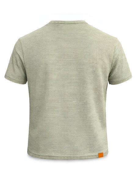 RRD Field Camiseta Striton seersuker verde claro | Ego Madrid tienda