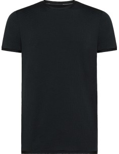 RRD Field Camiseta Striton seersuker negro