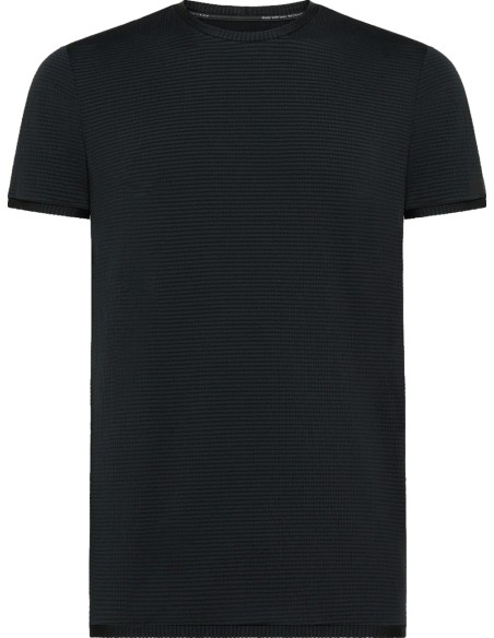 RRD Field Camiseta Striton seersuker negro