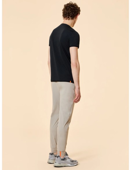 RRD Field Camiseta Striton seersuker negro | Ego Madrid tienda