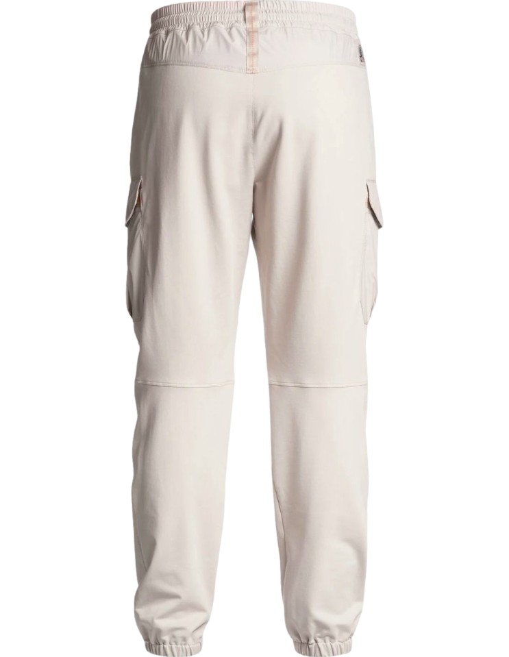 Parajumpers pantalón largo Kennet color beige claro en tejido de felpa con bolsillos laterales