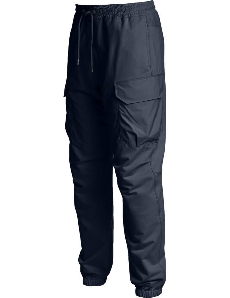 Parajumpers pantalón largo Kennet color azul marino en tejido de felpa con bolsillos laterales