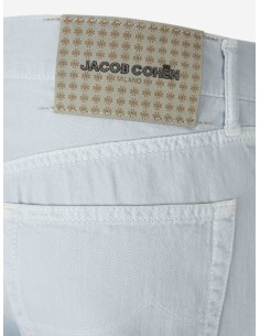 JACOB COHËN Vaqueros Bard azul claro en tejido canvas superfino 2