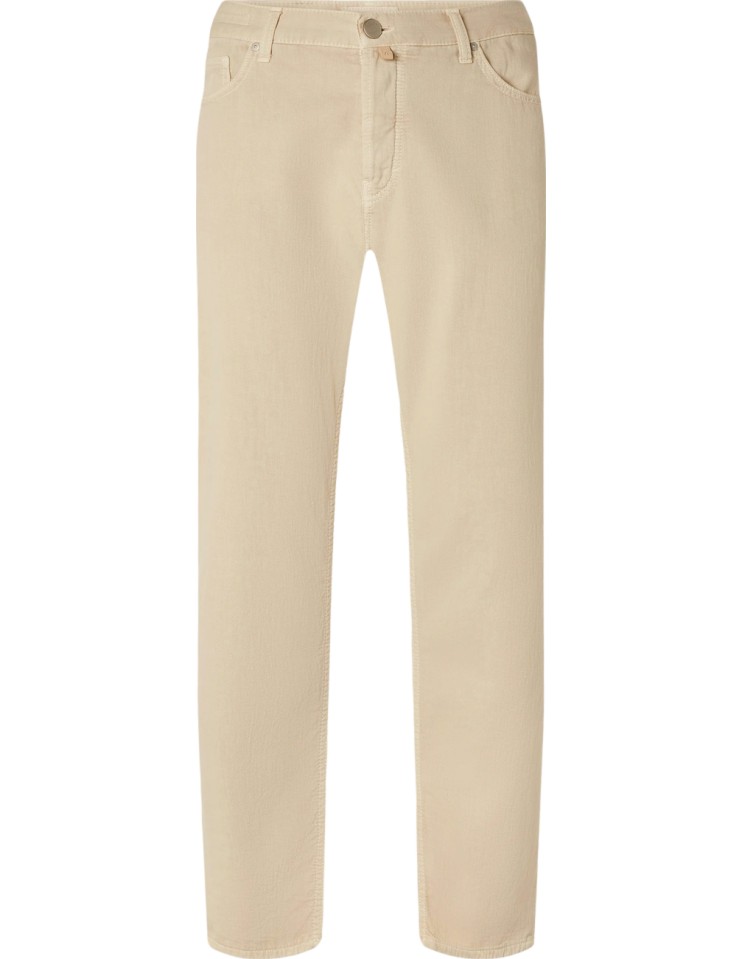 JACOB COHËN Vaqueros Edo regular beige arena canvas superfino