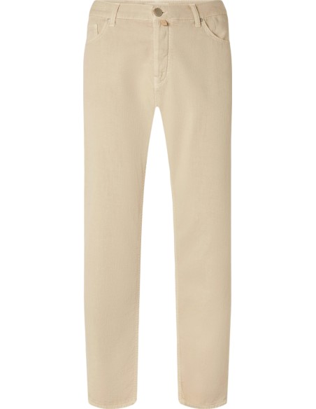 JACOB COHËN Vaqueros Edo regular beige arena canvas superfino