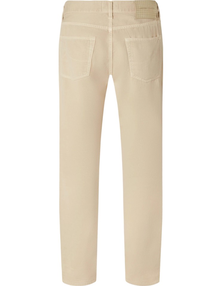 JACOB COHËN Vaqueros Edo regular beige arena canvas superfino