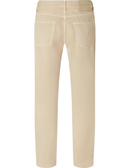 JACOB COHËN Vaqueros Edo regular beige arena canvas superfino