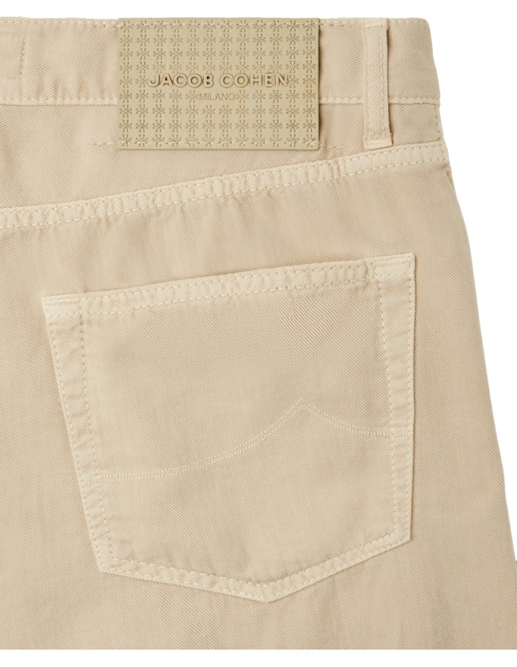 JACOB COHËN Vaqueros Edo regular beige arena canvas superfino