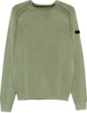 RRD Jersey algodón techno wash cuello redondo verde claro