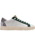 P448 zapatillas JackC blanco verde y gris