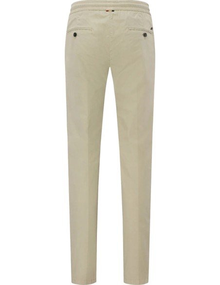 MASON'S Pantalón chino jogger elástico gris piedra
