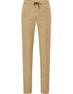 MASON'S Pantalón chino jogger elástico beige arena