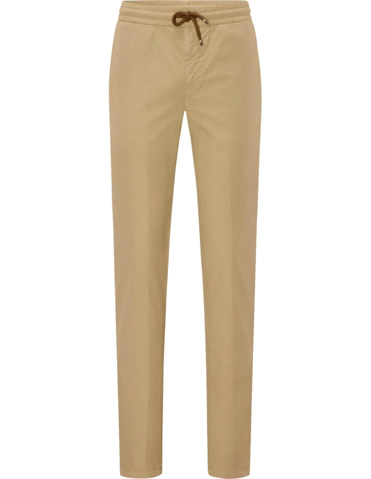 MASON'S Pantalón chino jogger elástico beige arena