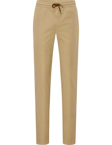 MASON'S Pantalón chino jogger elástico beige arena