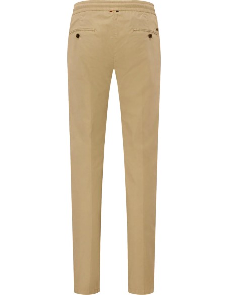 MASON'S Pantalón chino jogger elástico beige arena