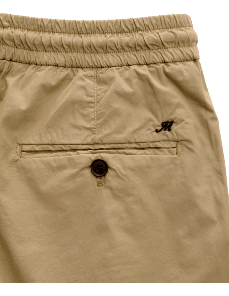 MASON'S Pantalón chino jogger elástico beige arena