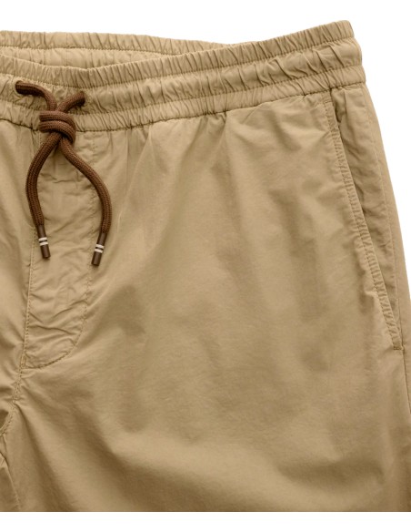 MASON'S Pantalón chino jogger elástico beige arena