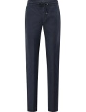 MASON'S Pantalón chino jogger elástico azul marino
