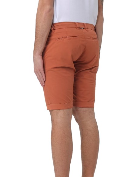 bermudas naranja tipo chino