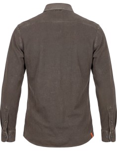 RRD camisa micro piqué tecno wash tabaco parte frontal 2