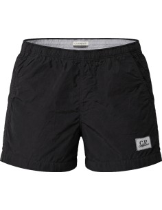 C.P. COMPANY Bañador negro Chrome-R secado rápido | Ego Madrid
