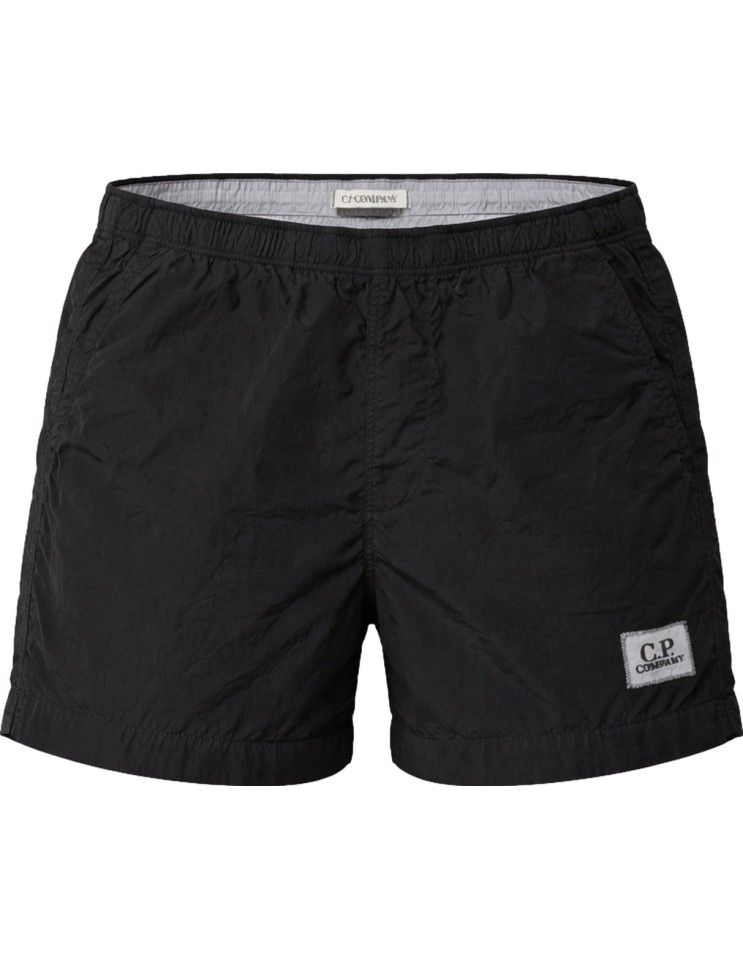 C.P. COMPANY Bañador negro Chrome-R secado rápido | Ego Madrid