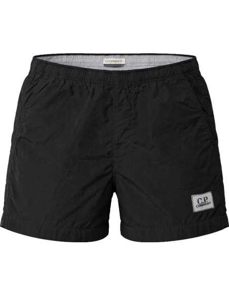 C.P. COMPANY Bañador negro Chrome-R secado rápido | Ego Madrid