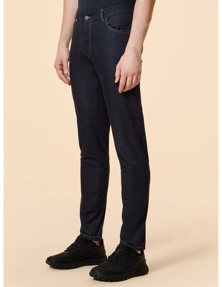 RRD pantalón jeans negro Marina Chalk tejido elástico