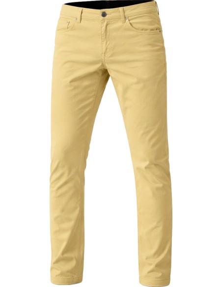 RRD pantalón Marina Chalk  amarillo vista frontal en maniquí invisible