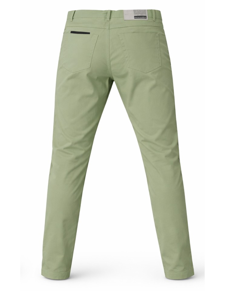 RRD pantalón Marina Chalk  verde claro vista trasera