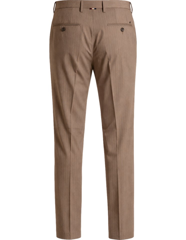 Mason's pantalón Torino Style en espiga marrón