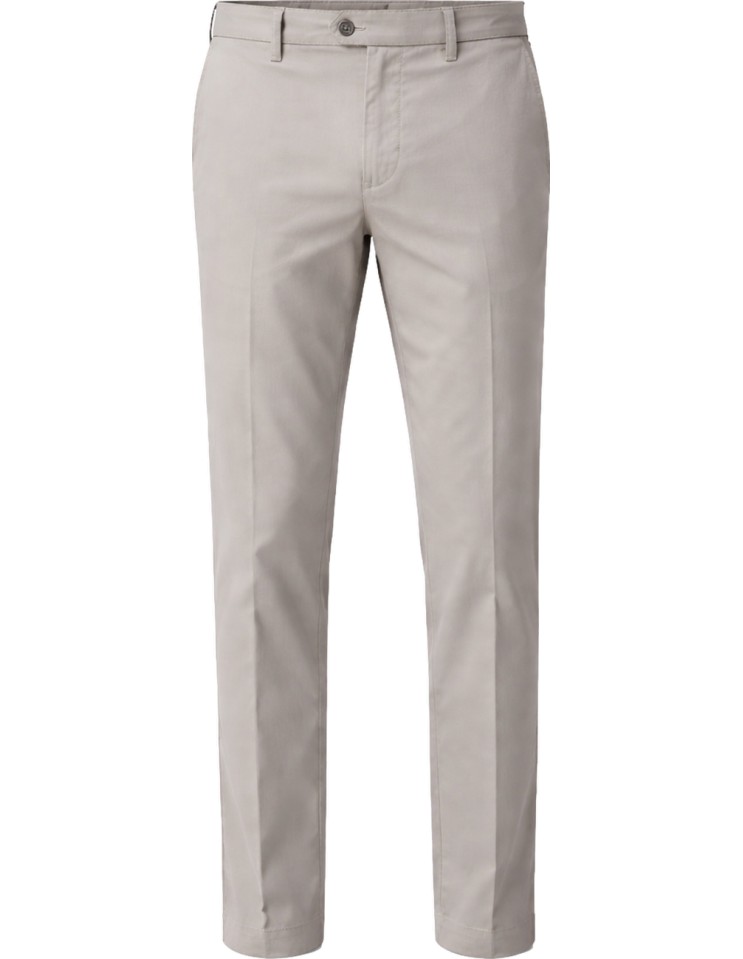MASON'S Pantalón chino Torino Flex en algodón strech gris vista frontal maniqui invisible