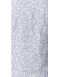 Mazzarelli camisa Petals lino estampada azul | Almirante Seis Madrid 2