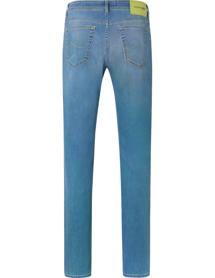 Jeans Jacob Cohen Bard  Azul claro tejido super cómodo vista trasera