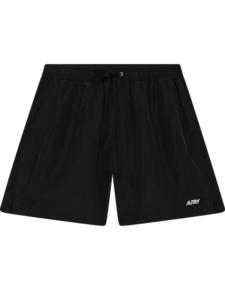 AUTRY Pantalón corto-bañador en nailon color negro