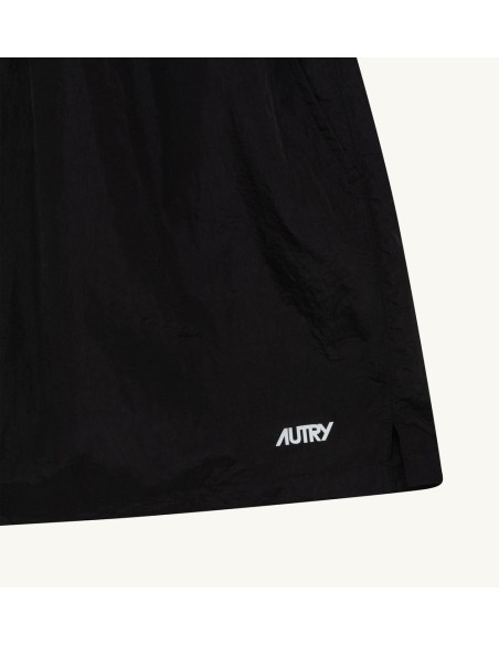AUTRY Pantalón corto-bañador en nailon color negro