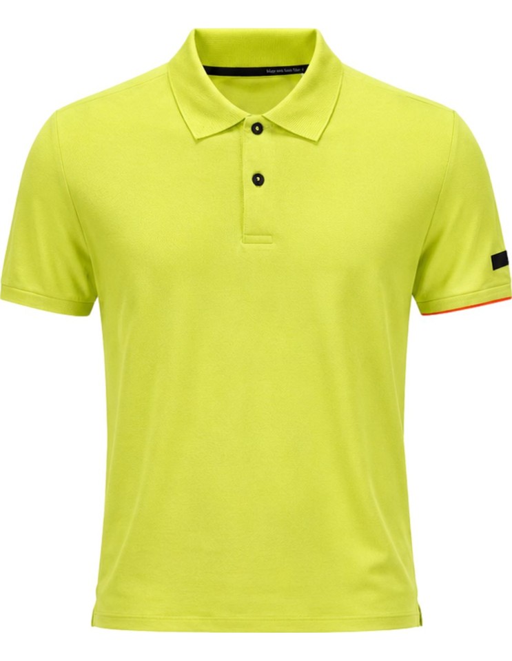 Polo modelo Macro verde lima manga corta - RRD