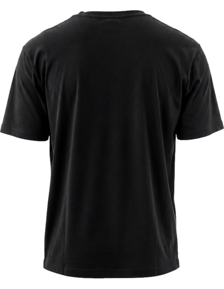 Camiseta negra logo verde manga corta - RRD