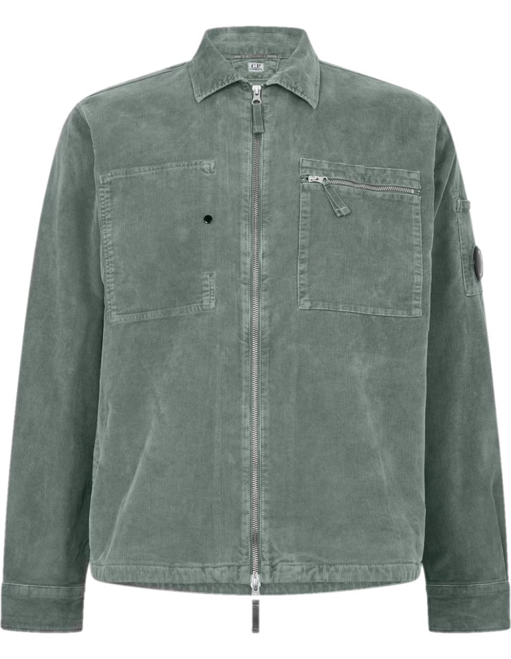 Sobrecamisa de pana Verde MetalGun - C.P. COMPANY