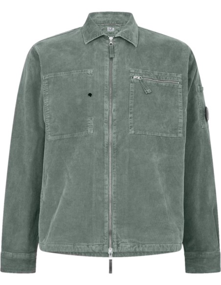 Sobrecamisa de pana Verde MetalGun - C.P. COMPANY